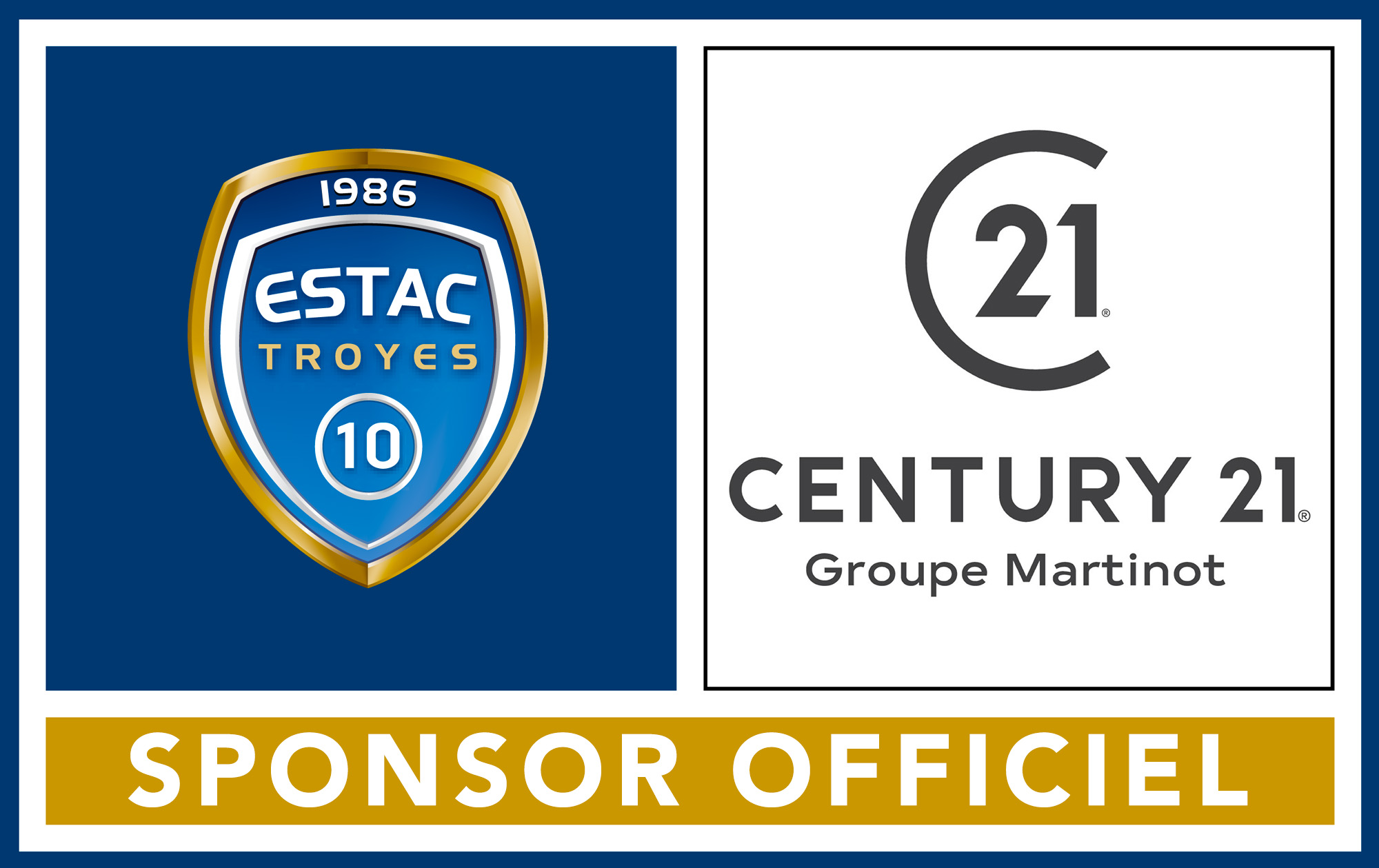 CENTURY 21 Groupe Martinot devient le sponsor officiel de l’ESTAC !