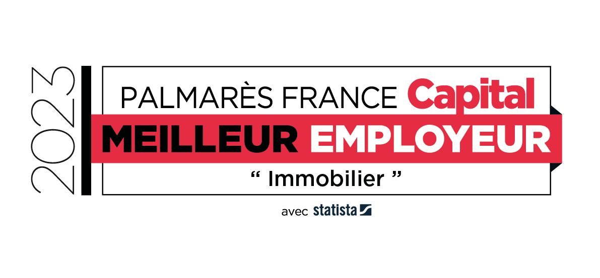 CENTURY 21 classé meilleur employeur du secteur immobilier dans le palmarès France Capital en 2023.