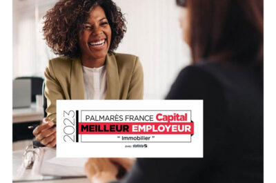 CENTURY 21 classé meilleur employeur du secteur immobilier dans le palmarès France Capital en 2023.